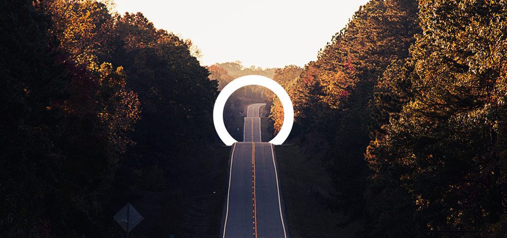 Page Hero - Road with Circle
